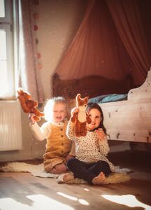 Senger Naturwelt Rókakölyök állatfigura